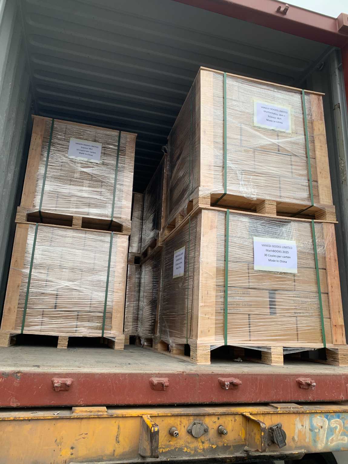 Exercise education English Math book printing ready for shipping