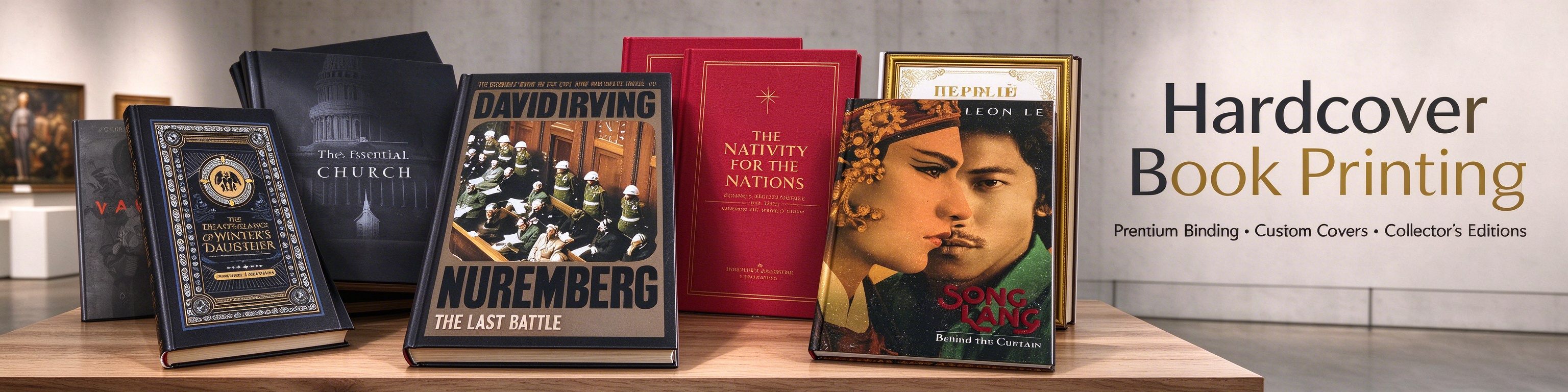 Hardcover book printing
