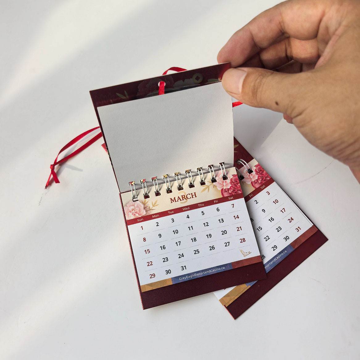 Chinese zodiac mini wall calendar printing
