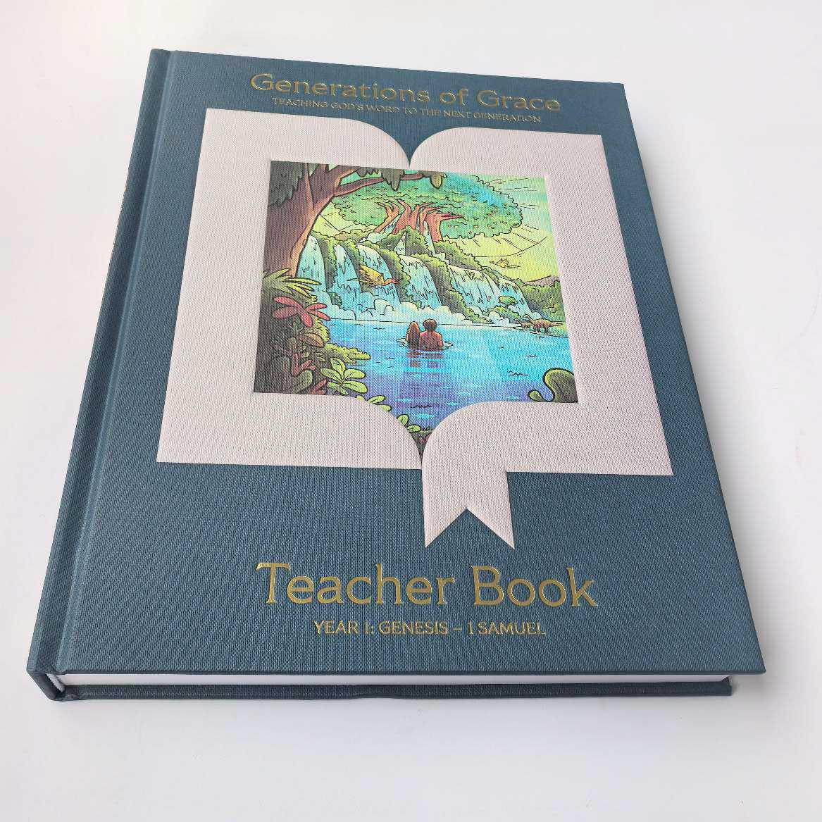 fabric textured religions hardcover book printing